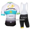 Tenue Maillot + Cuissard à Bretelles 2017 Astana Pro Team N002